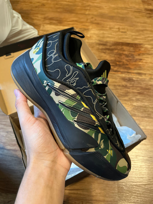 Adidas dame 9 Bape black green