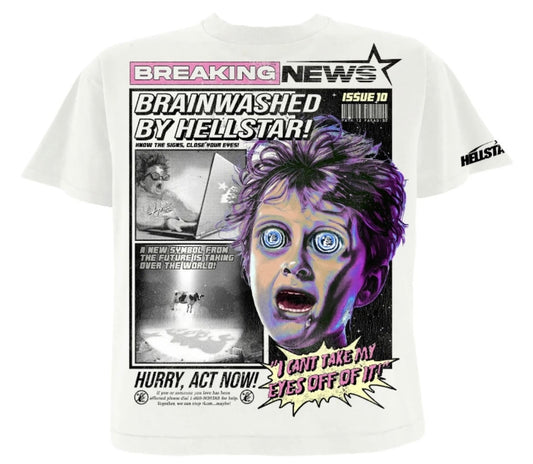 Hellstar Brainwashed Breaking News Tee