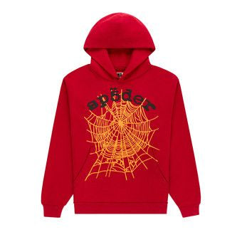 Sp5der OG Web V2 Hoodie Red