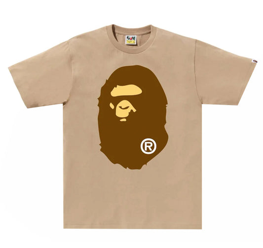 Bape Beige Big Head Tee