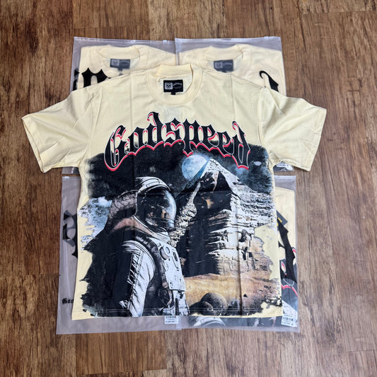 God Speed Cream Astronaut Tee