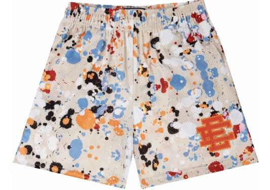 Eric Emanuel White Splatter Shorts
