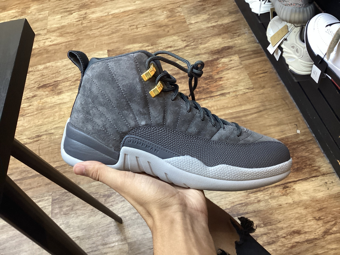 Jordan 12 used dark grey