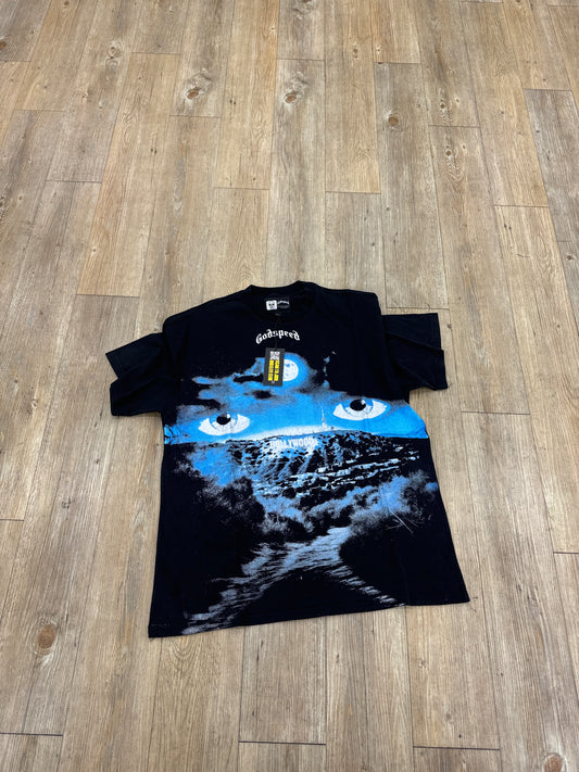 God speed  black blue Hollywood tee