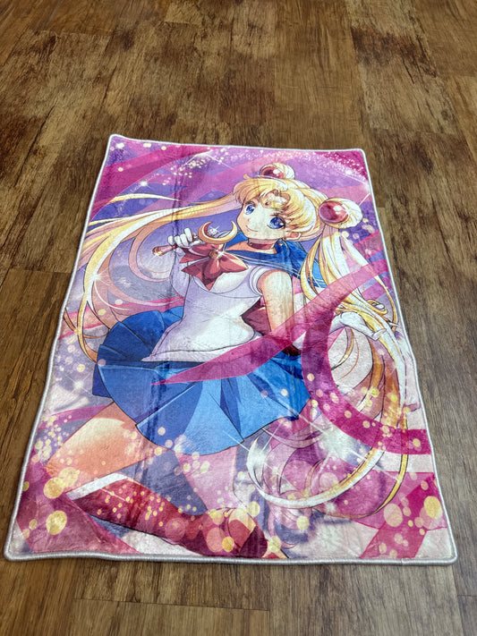 Sailor Moon Pink Rug