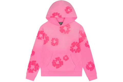 Denim Tears Mono Cotton Wreath Hoodie Pink