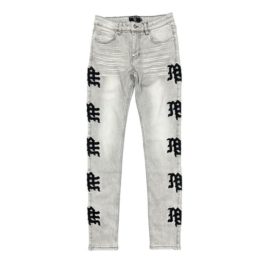 Mixed Emotions Grey Jeans