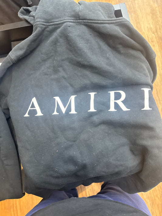 Used black Amiri hoodie
