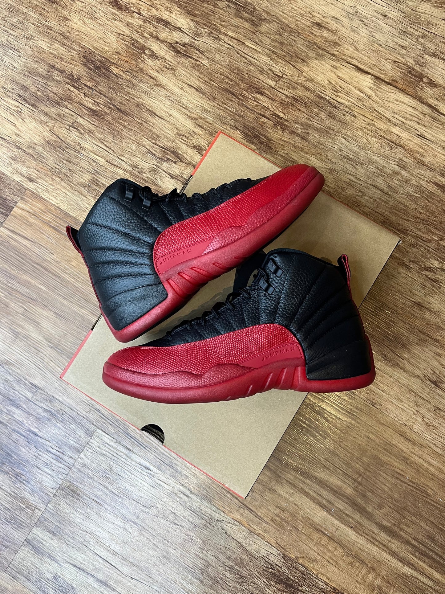 Jordan 12 flu games used with worn once with box