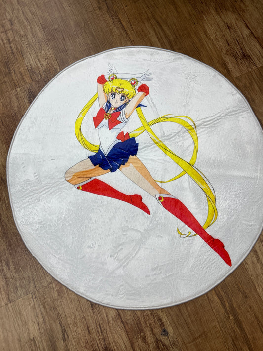 Sailor Moon White Rug