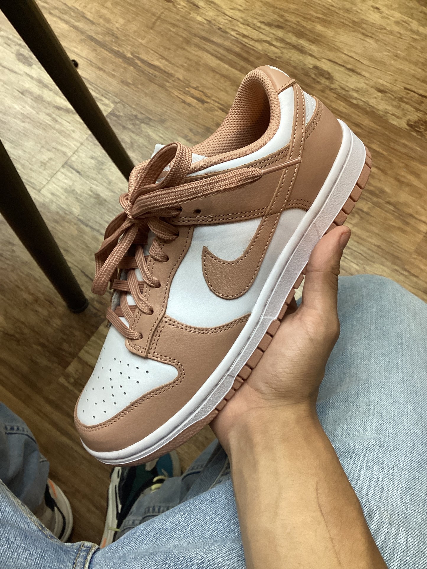 Dunk low rose whisper(used)