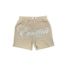 Mixed Emotion Cream Shorts