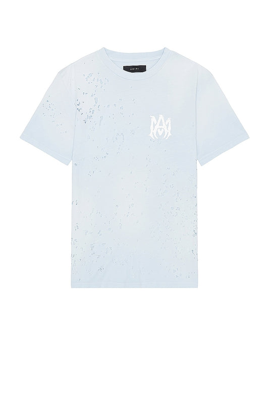 Amiri Baby Blue Shotgun Tee