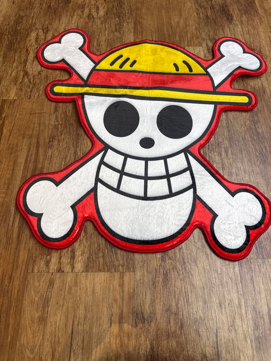 Luffy Pirate Ship Flag Rug