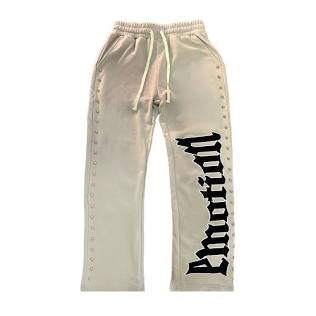 Mixed Emotion Cream Sweatpants