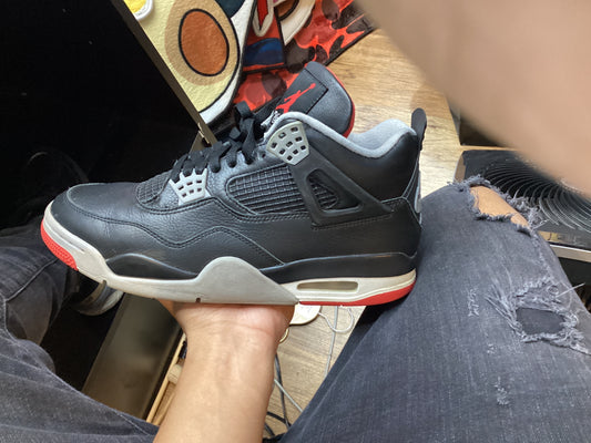 Used Jordan 4 bred reimagined