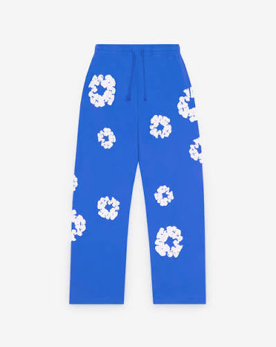 Denim Tears Cotton Wreath Baggy Sweatpants 'Blue'