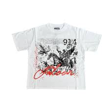 Floor914 White Graphic Tee