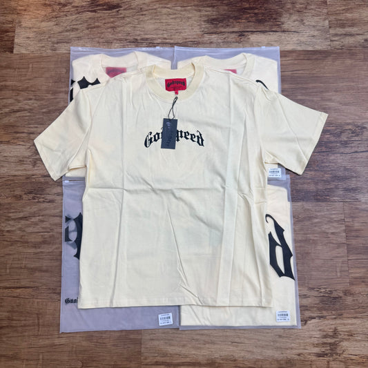 God Speed Cream Logo Tee