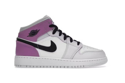 Jordan 1 Mid Barely Grape GS