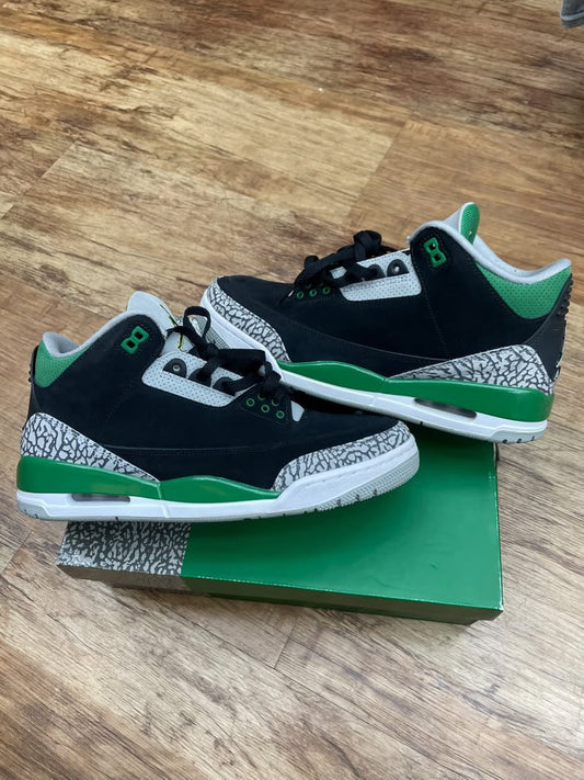 Jordan 3 pine green