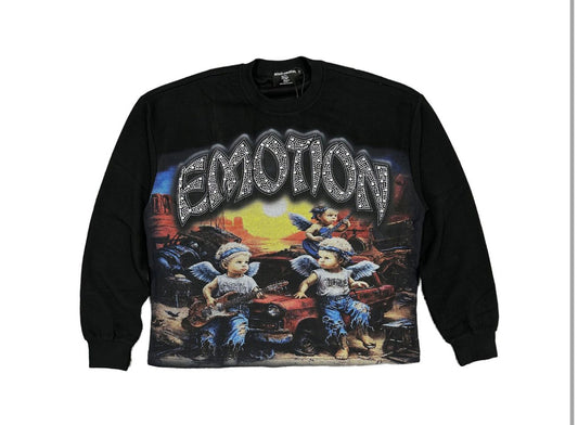 Mixed emotion sun rise thermal long sleeve
