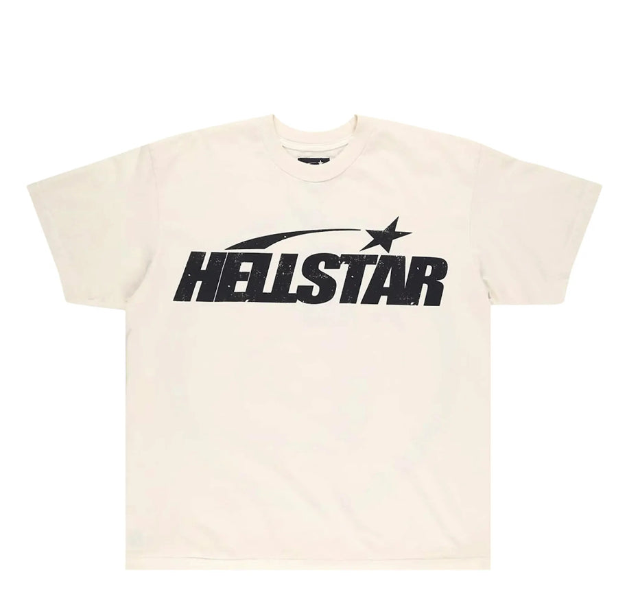 Hellstar Classic White Black Tee