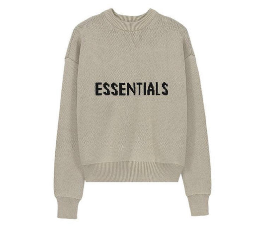 Essentials x SSENSE Exclusive Knit Concrete Sweater