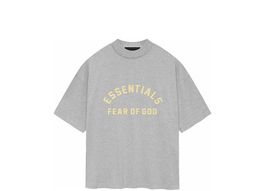 Essentials Light Heather Grey Heavy Tee