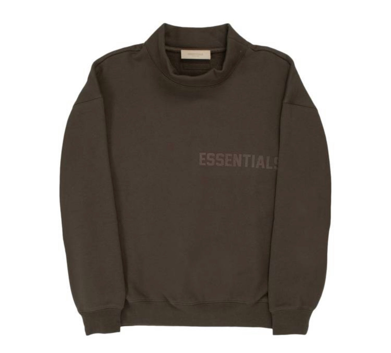 Essentials Off-Black Mockneck