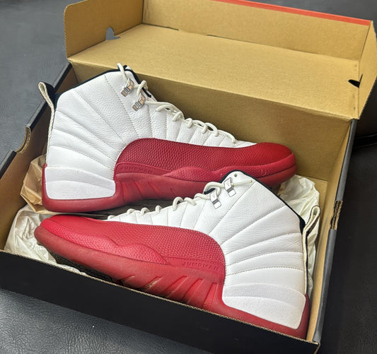 Jordan 12 Cherry Used with Box
