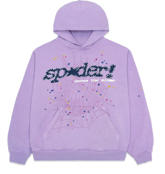 Sp5der Açaí Purple Hoodie