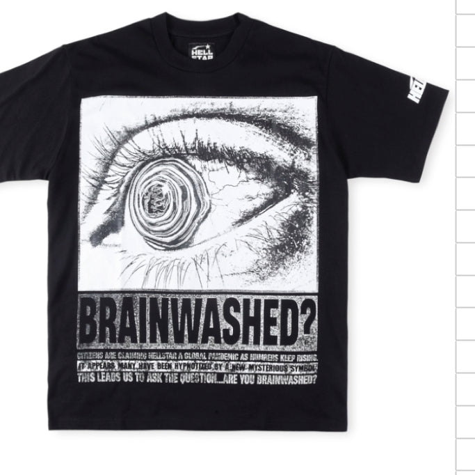 Hellstar Black Brain Washed Tee