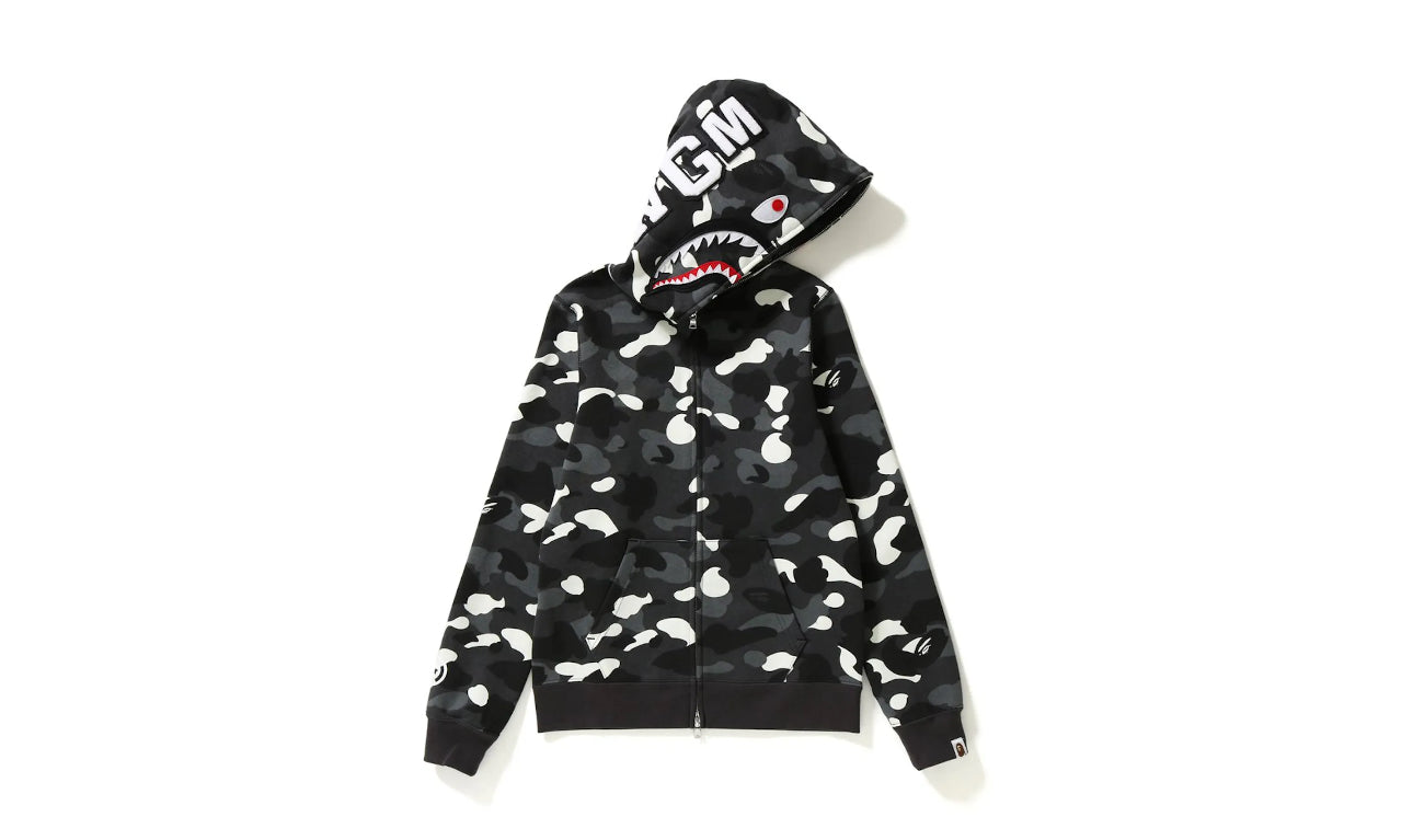 Bape City Camo Shark WGM Full Zip Hoodie