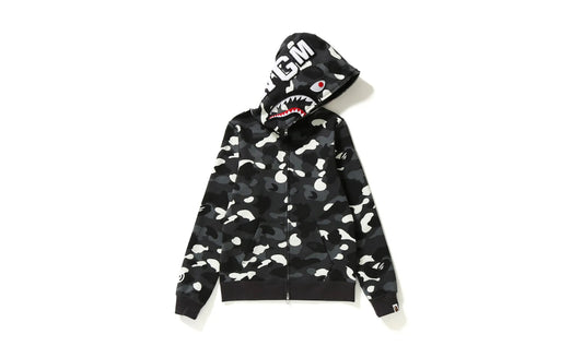 Bape City Camo Shark WGM Full Zip Hoodie