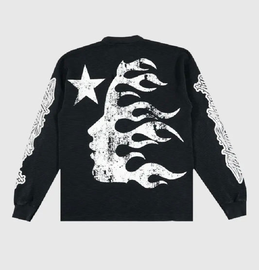 HellStar Black Thermal Long Sleeve