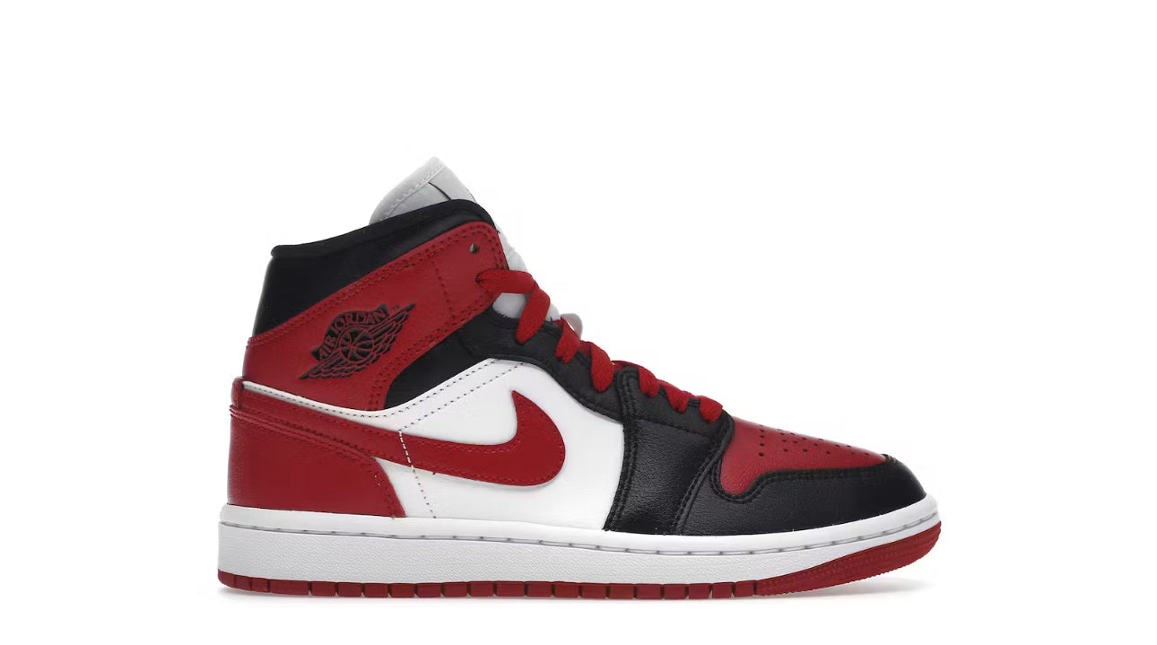 Jordan 1 mid alternate bred toe