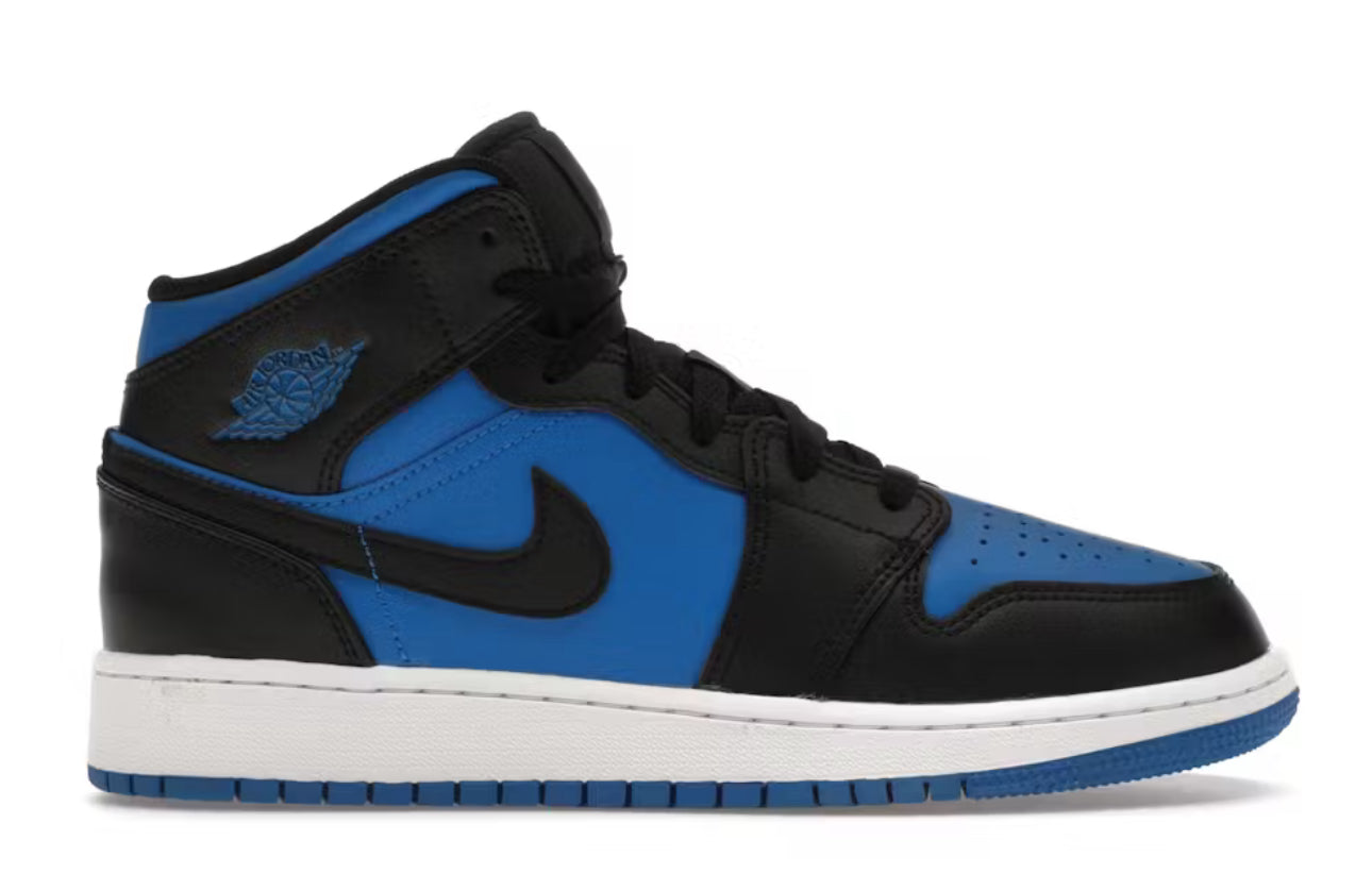 Jordan 1 mid black Royal blue