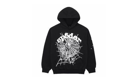 Sp5der OG Web Black Hoodie