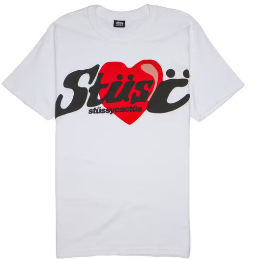 Stussy X CPFM Heart White Tshirt