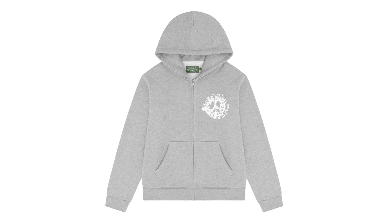 Denim Tears Grey Denim University Zip Hoodie