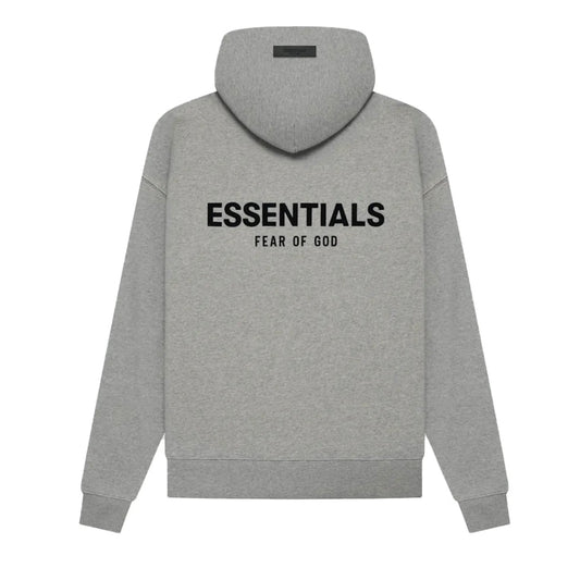 Essentials Dark Oatmeal Hoodie