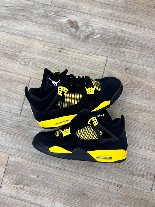 jordan 4 Thunder used with box