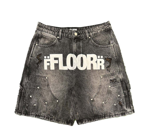 Uniform Jorts Black Wash
