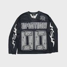 Mixed Emotion black jersey long sleeve