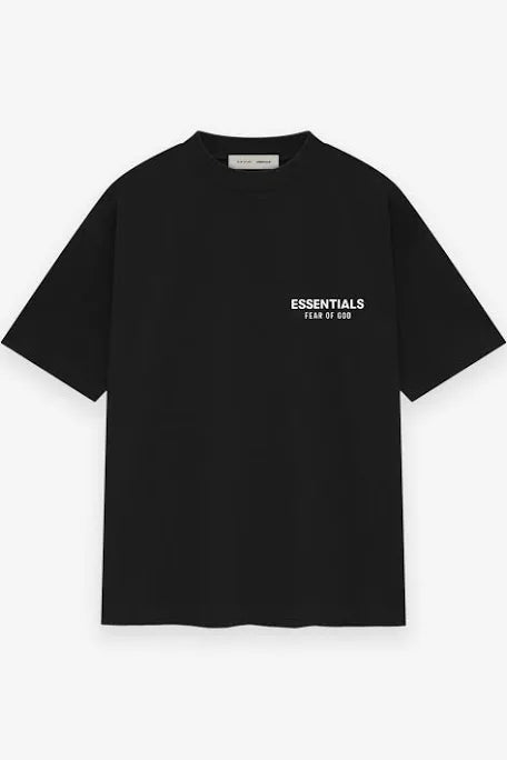 Essentials Black White Tee
