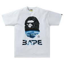 Bape White Space Tee