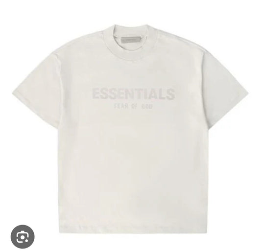 Essentials greige from logo tee