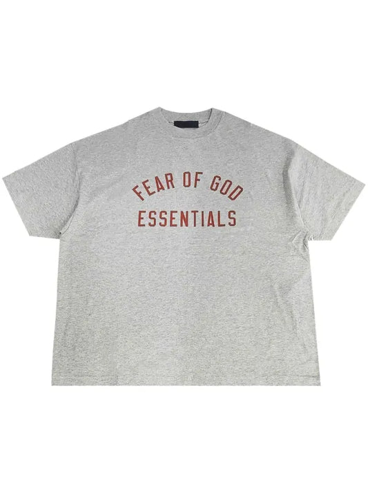 Essentials logo dark heather OVER SIZE Tee