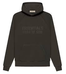 Essentials OffBlack Charcoal Hoodie